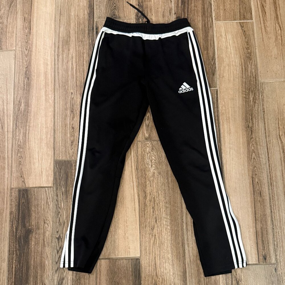 adidas tricot jogger black youth L 13-14Y